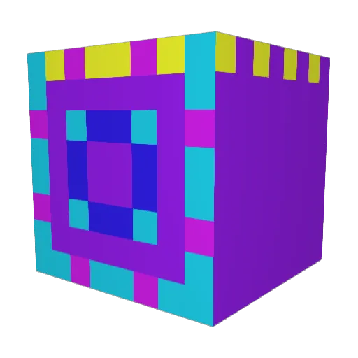 CoWPlagued Minecraft avatar head, 3D render