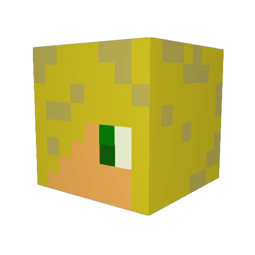 CoWz0Zabb Minecraft avatar head, 3D render