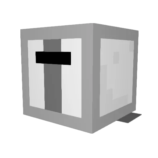 Co_OP_ Minecraft avatar head, 3D render