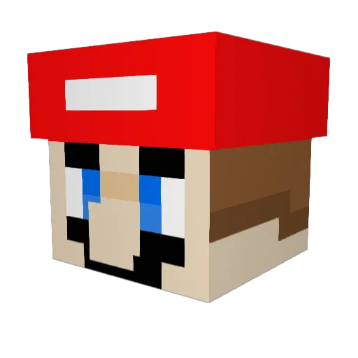 CoachCordes Minecraft avatar head, 3D render