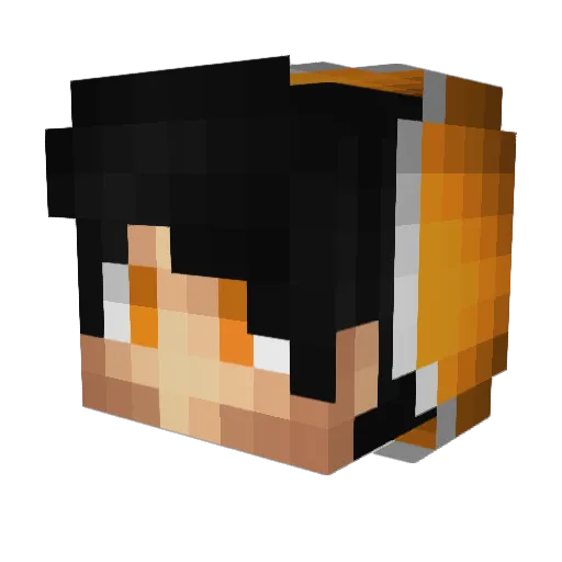 CoachNanners Minecraft avatar head, 3D render