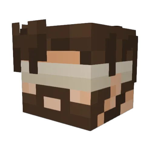 Coach_Cupid Minecraft avatar head, 3D render