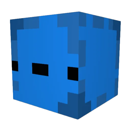 CoahS Minecraft avatar head, 3D render