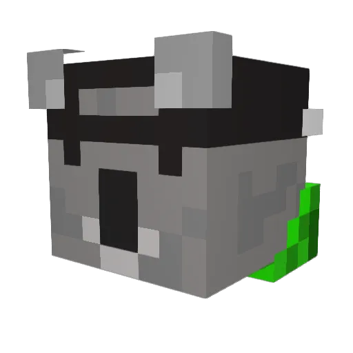 CoalaPlayZ Minecraft avatar head, 3D render
