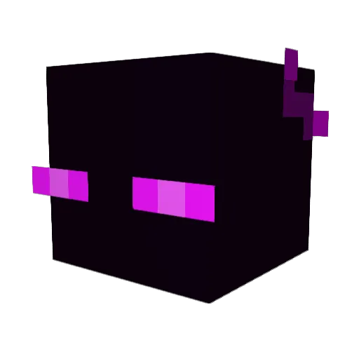 Coatah Minecraft avatar head, 3D render
