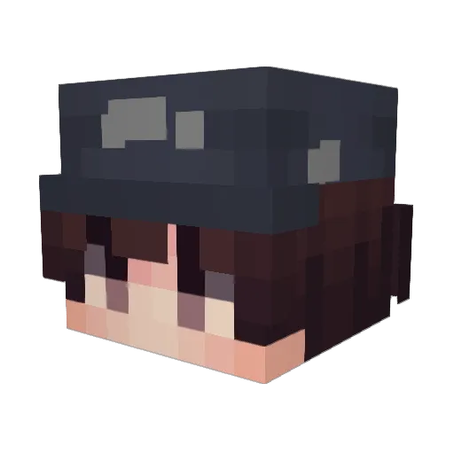 Coaxis1987 Minecraft avatar head, 3D render