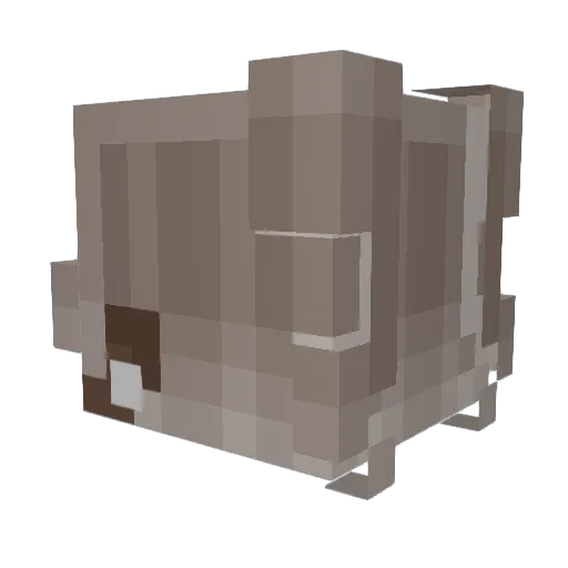 Coazys Minecraft avatar head, 3D render