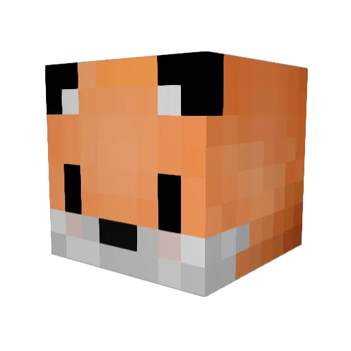 Coba171 Minecraft avatar head, 3D render