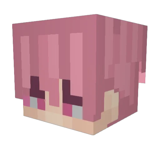 CobaIte Minecraft avatar head, 3D render