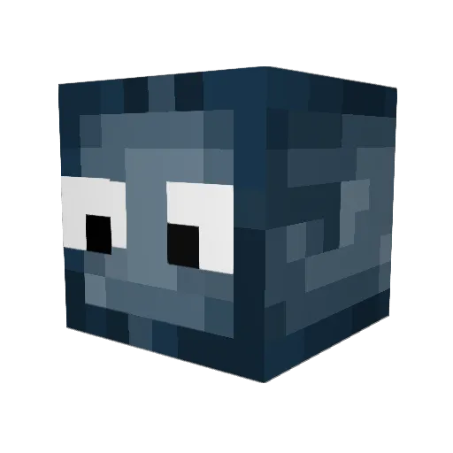 Cobaas Minecraft avatar head, 3D render