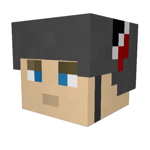 Cobalt199913 Minecraft avatar head, 3D render