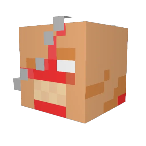 CobaltGameBoy Minecraft avatar head, 3D render