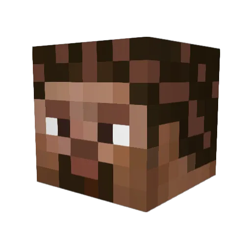 CobaltMiner Minecraft avatar head, 3D render