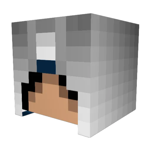 CobberM8 Minecraft avatar head, 3D render