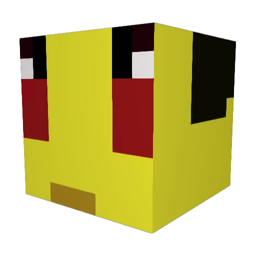 Cobbie916 Minecraft avatar head, 3D render