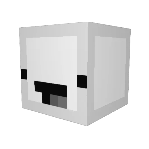 Cobbler_Steve Minecraft avatar head, 3D render