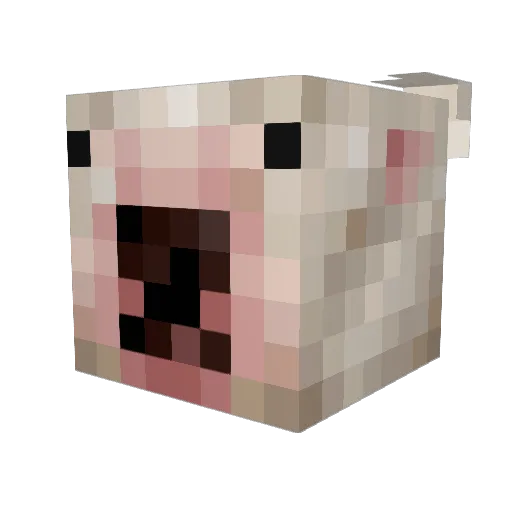 CobrAlex Minecraft avatar head, 3D render
