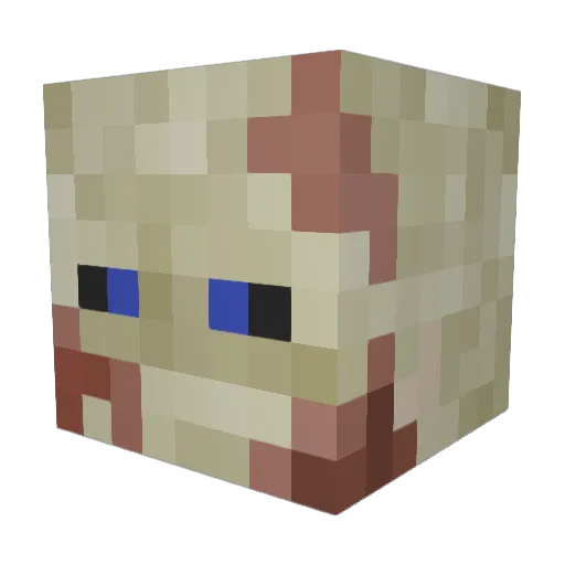 Cobra8076 Minecraft avatar head, 3D render