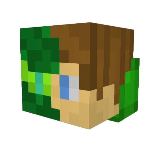 CobraKing5492 Minecraft avatar head, 3D render