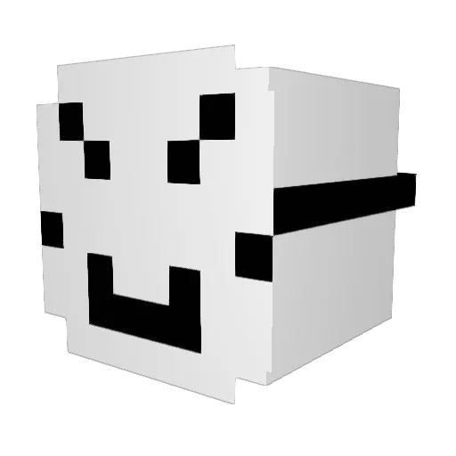 CobraRey Minecraft avatar head, 3D render