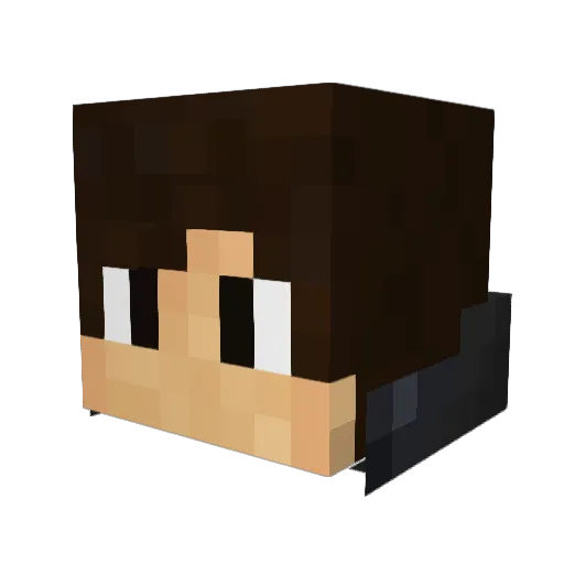 Cobra_Kraken Minecraft avatar head, 3D render