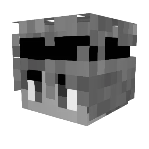 Cobraa__ Minecraft avatar head, 3D render