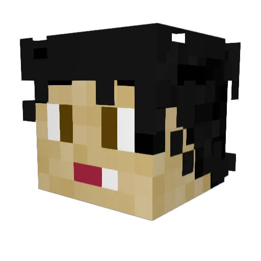 Cobrakai213 Minecraft avatar head, 3D render