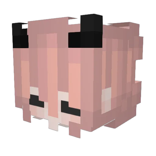 Cobrasnek Minecraft avatar head, 3D render