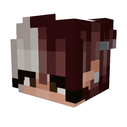 CobrinaDJ Minecraft avatar head, 3D render