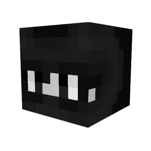 Cobxain Minecraft avatar head, 3D render