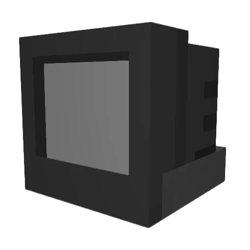 CocaBean Minecraft avatar head, 3D render