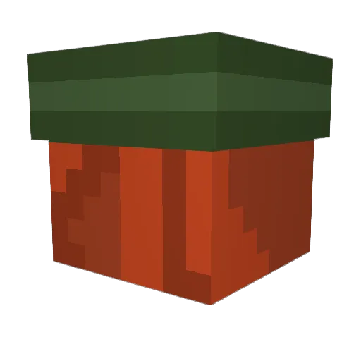 CocaColaLife Minecraft avatar head, 3D render