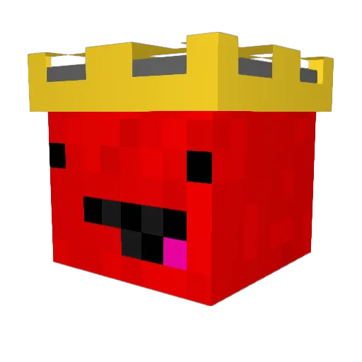 Coca_Kolo Minecraft avatar head, 3D render
