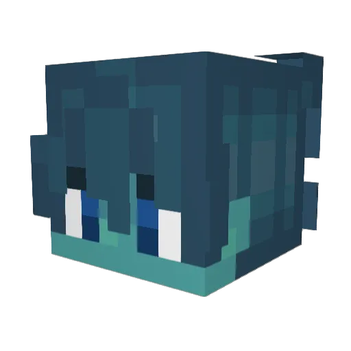 CockerSpanielSyd Minecraft avatar head, 3D render