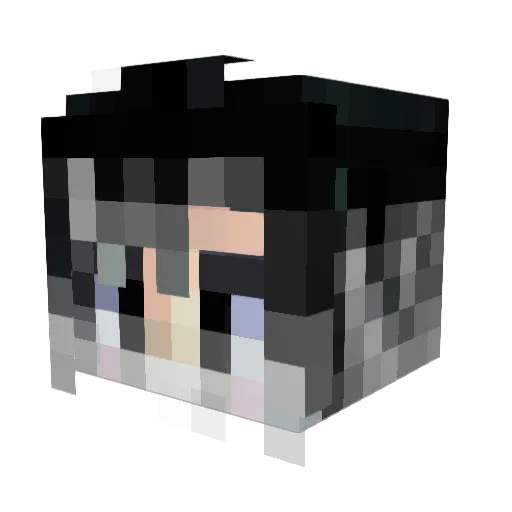 Coco031 Minecraft avatar head, 3D render