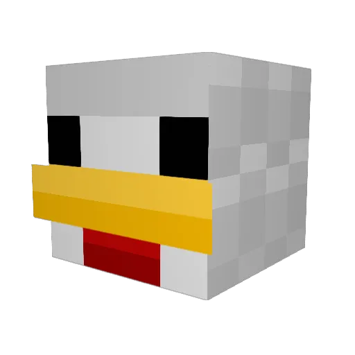 Coco1234432 Minecraft avatar head, 3D render