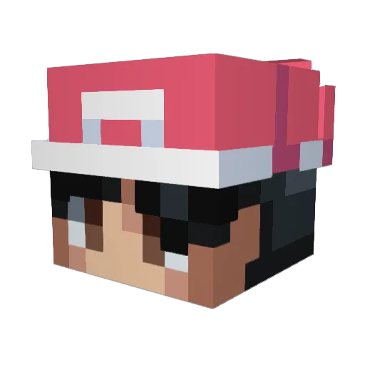 CocoBanana1982 Minecraft avatar head, 3D render
