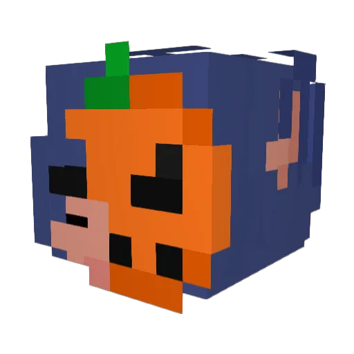 CocoBananaMa Minecraft avatar head, 3D render
