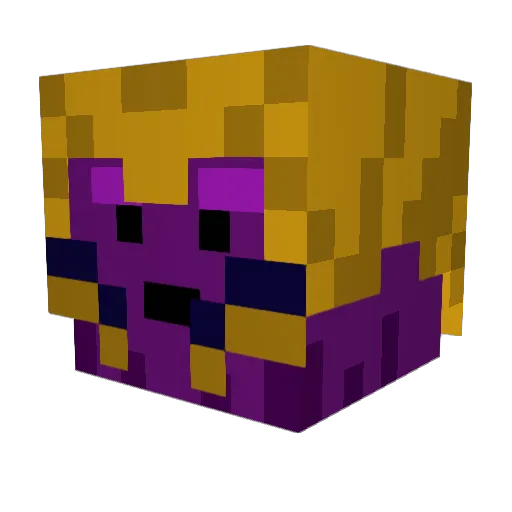 CocoButter21 Minecraft avatar head, 3D render