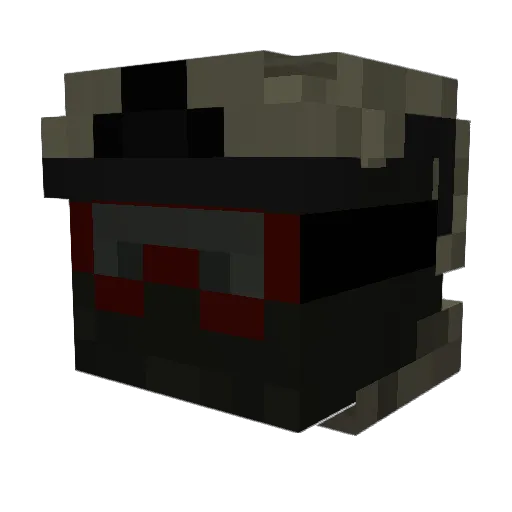 CocoSherman Minecraft avatar head, 3D render