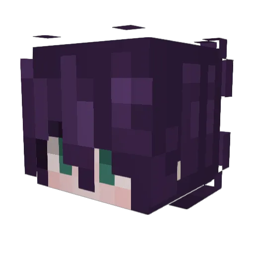 Coco_Keopi Minecraft avatar head, 3D render