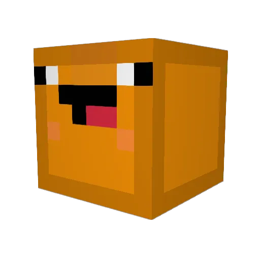 CocoaManz Minecraft avatar head, 3D render