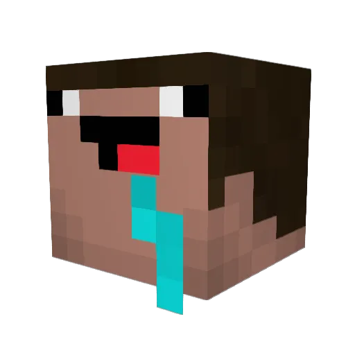 Cocoa_Splash Minecraft avatar head, 3D render