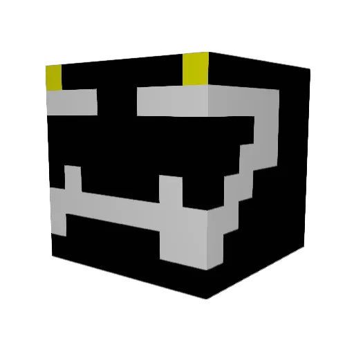 Cocoapuffs Minecraft avatar head, 3D render