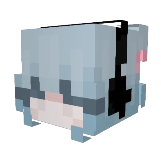 Cocobirb99 Minecraft avatar head, 3D render