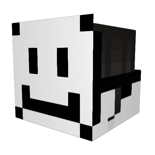 Coconsy Minecraft avatar head, 3D render
