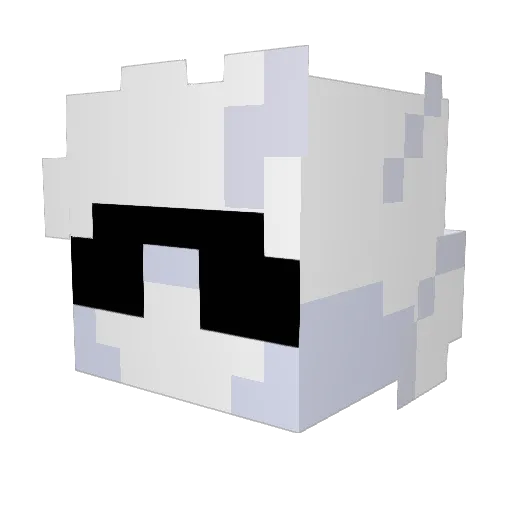 Coconut1985 Minecraft avatar head, 3D render