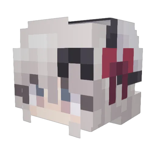CoconutMilk__ Minecraft avatar head, 3D render