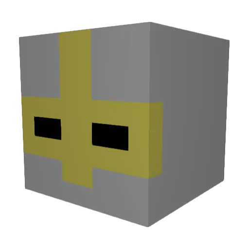 Coconut_Cheese_5 Minecraft avatar head, 3D render