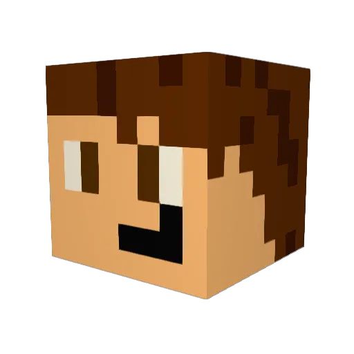 Coconuts09 Minecraft avatar head, 3D render